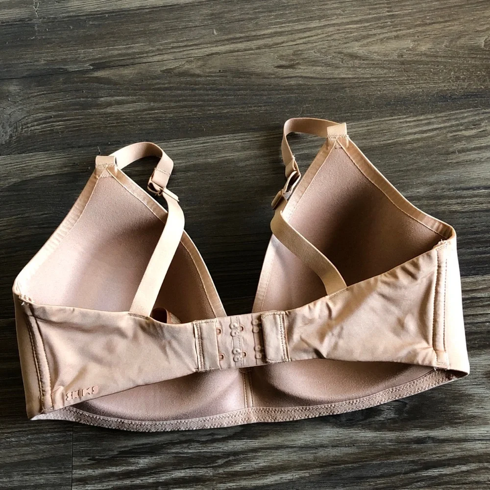 Skims Wireless Form T Shirt Bra Tan Molded Cup 34DD - Picture 6 of 12